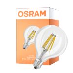 Osram LED Superstar E27 Globe G95 Filament Clear 11W 1521lm - 927 Extra Warm White | Best Colour Rendering - Replaces 100W