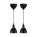 Nordlux Ray 2-Kit Pendant Metal Black | Suitable for 2x E14