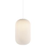 Nordlux Milford 20 Pendant Glass White | Suitable for 1x E27