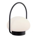 Nordlux Table Lamp Sponge Battery Black 4.8W 300lm - 827 Extra Warm White | 3-Step Dimmable