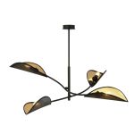 Emibig Ceiling Light Lotus Steel Black | Suitable for 4x E14 - Max 10W