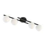 Emibig Ceiling Light Kairo Steel Black | Suitable for 4x E14 - Max 10W