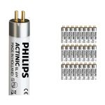Multipack 25x Philips MASTER Actinic BL T5 Short 6W - Ultraviolet | 21cm