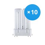 Multipack 10x Osram Dulux F 24W 830 | Warm White - 4-Pin