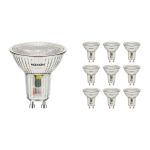 Multipack 10x Noxion LED Spot GU10 PAR16 4.8W 450lm 36D - 827 Extra Warm White | Replaces 65W
