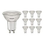 Multipack 10x Noxion LED Spot GU10 PAR16 4W 345lm 36D - 830 Warm White | Dimmable - Replaces 50W