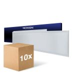 Multipack 10x Noxion LED Panel Ecowhite V4.0 28W 3360lm - 830-840-865 CCT | 120x30cm - UGR <19