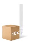 Multipack 10x Noxion Lucent PL-S LED  6W - 830 Warm White | 2-Pin - Replaces 11W