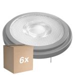 Multipack 6x Ledvance  SUPERIOR LED Spot Reflector G53 AR111 7.4W 450lm 24D - 927 Extra Warm White | Best Colour Rendering - Dimmable - Replaces 50W