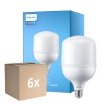 Multipack 6x Philips CorePro LED E27 Frosted 40W 4300lm - 830 Warm White | Replaces 200W