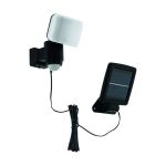 Eglo Wall Light Casabas Solar Black 5W 470lm - 865 Daylight | IP44