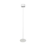 Eglo Floor Lamp Roccanova-L Solar Steel White 2W 270lm - 830 Warm White | IP44 - Touch Dimmable - USB-C