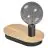 Ledvance Table Lamp Decor Wood/Black | Suitable for 1xE27 - Touch/3-Step Dimmable