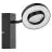 Ledvance LED Decor Spot Saturn Plastic Black 11W 215lm - 830-842-865 CCT