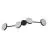 Ledvance LED Decor Spot Moon Steel Black 21W 1120lm - 830 Warm White | Linear
