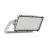 Ledvance LED Floodlight Max Radial 45 Aluminium Grey 600W 85600lm 45D - 730 Warm White | IP66 - Symmetrical