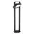 Nordlux Saulio Pedestal Lamp Aluminium Black 4.45W 370lm - 830 Warm White | IP44 - Solar
