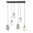 Emibig Ceiling Light Astral Steel Black | Suitable for 6x E14 - Max 10W