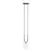 Emibig Pendant Glam Steel Black | Suitable for 1x E14 - Max 10W