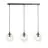 Emibig Pendant Cosmo Steel Black | Suitable for 3x E14 - Max 10W