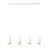 Emibig Pendant Fumiko Steel White | Suitable for 4x GU10 - Max 10W