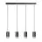 Emibig Pendant Fumiko Steel Black | Suitable for 4x GU10 - Max 10W