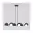 Emibig Pendant Boom Steel Black | Suitable for 6x G9 - Max 8W