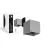 D'Lite Wall Light Elingen Grey 4.9W 480lm - 830 Warm White