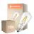Multipack 10x Ledvance Classic LED Edison E27 Pear Filament Clear 3.8W 806lm - 827 Extra Warm White | Replaces 60W