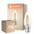Multipack 10x Ledvance Classic LED B22 Candle Filament Clear 3.4W 470lm - 827 Extra Warm White | Replaces 40W