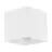 Eglo Wall Light Calpi Aluminium White Up & Down 3.3W 340lm - 830 Warm White | IP44 