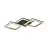 Eglo Ceiling Light Calliera Steel Black Gold 20W 2500lm - 840 Cool White | IP20 - Dimmable 