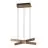 Eglo Connect.Z Smart Pendant Folcino-Z Steel Bronze, Black 36W 3720lm - 827-865 Tunable White + RGB | Dimmable