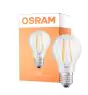 Osram Parathom LED E27 Pear Clear 4.5W 470lm - 822-827 Dim To Warm | Replaces 40W