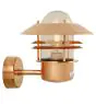 Nordlux Blokhus Wall Light Copper and Glass Copper | IP54 - Motion and Light Sensor - Suitable for E27