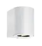 Nordlux Canto 2 Wall Light Aluminium White Up & Down - 10.6W 500lm - 830 Warm White | IP44