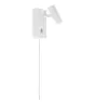 Nordlux LED Wall Light Omari White 3.2W 320lm 41D - 827 Extra Warm White | Dimmable - Tiltable