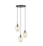 Emibig Pendant Astral Steel Black | Suitable for 3x E14 - Max 10W