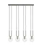 Emibig Pendant Glam Steel Black | Suitable for 4x E14 - Max 10W