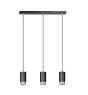 Emibig Pendant Fumiko Steel Black | Suitable for 3x GU10 - Max 10W