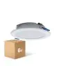 Multipack 6x Multipack 6x LED Downlight Pan 12W 960lm 840 Cool White | 121mm - Cutout 100mm