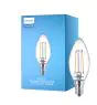 Philips Corepro LED Candle E14 Filament Clear 2W 250lm – 840 Cool White | Replaces 25W
