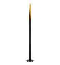 Eglo Floor Lamp Barbotto Steel Black, Gold 4.5W 345lm - 830 Warm White | Suitable for GU10