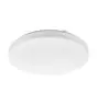 Eglo Wall and Ceiling Light Frania Steel White 14.6W 1600lm - 830 Warm White | IP20 