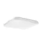 Eglo Wall and Ceiling Light Frania Steel White 14.6W 1600lm - 830 Warm White | IP20 