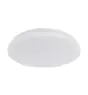 Eglo Wall and Ceiling Light Frania-S Steel White 15W 1800lm - 830 Warm White | IP44 