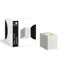 D'Lite Wall Light Vrebos White | IP56 - Suitable For 1x GU10 