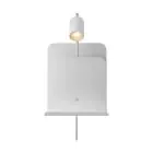 Nordlux Wall Light Roomi Metal White | IP20 - Suitable for 1x GU10 - with USB
