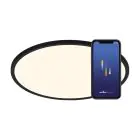 Nordlux Oja Smart 60 Ceiling Light Metal Black 30W 3500lm - 827-865 Tunable White | 600mm - Wifi and Bluetooth Dimmable