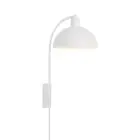 Nordlux Ellen 20 Wall Light Metal and Textile White | Suitable for E14